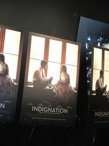 Indignation posters at the Yale Club